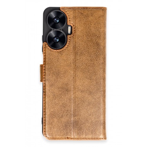 Newface Realme C55 Kılıf Trend S Plus Kapaklı Kılıf - Taba Newface Realme C55 Kılıf Trend S Plus Kapaklı Kılıf - Taba