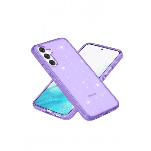 Newface Samsung Galaxy S23 FE Kılıf Glow Magsafe Kapak - Mor Newface Samsung Galaxy S23 FE Kılıf Glow Magsafe Kapak - Mor