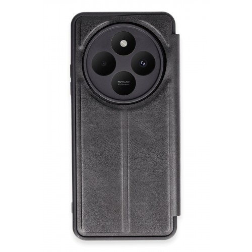 Newface Xiaomi Redmi 14C Kılıf Flip Cover - Siyah