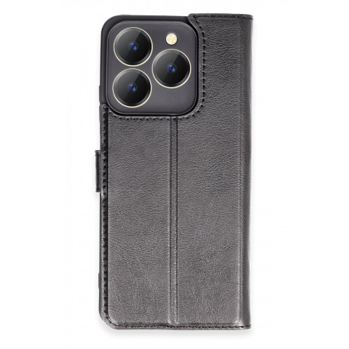 Newface Realme C63 Kılıf Trend S Plus Kapaklı Kılıf - Siyah Newface Realme C63 Kılıf Trend S Plus Kapaklı Kılıf - Siyah