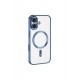 Newface iPhone 16 Plus Kılıf Kross Magneticsafe Kapak - Mavi
