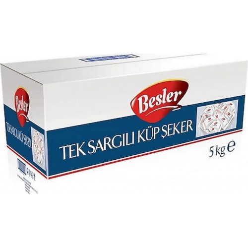 BESLER TEK SARGILI KÜP ŞEKER (1x5KG) BESLER TEK SARGILI KÜP ŞEKER (1x5KG)