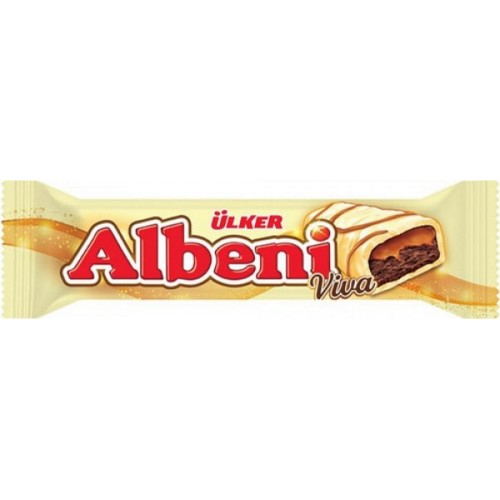 Ülker Albeni Viva Beyaz Gofret Kaplamalı Bar (36 gr x 24 Adet) Ülker Albeni Viva Beyaz Gofret Kaplamalı Bar (36 gr x 24 Adet)