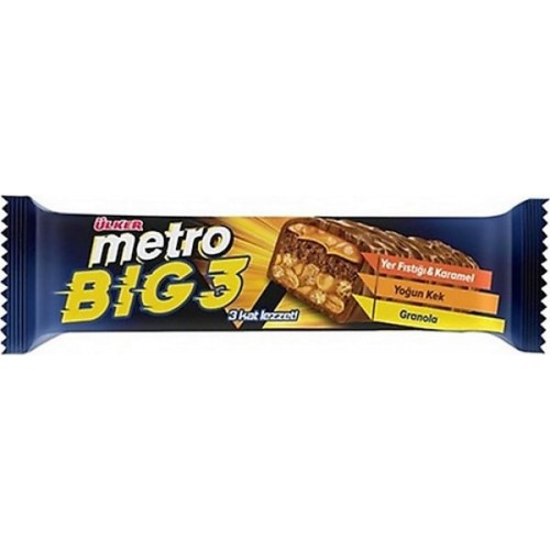 Ülker Metro Big3 (45 gr x 18 Adet) Ülker Metro Big3 (45 gr x 18 Adet)