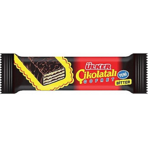 Ülker Bitter Çikolatalı Gofret (36 gr x 24 Adet) Ülker Bitter Çikolatalı Gofret (36 gr x 24 Adet)