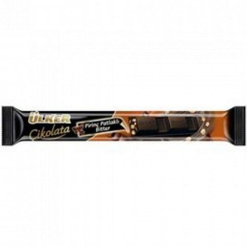 Ülker Pirinç Patlaklı Bitter Çikolata 14 Gr X24 Adet Ülker Pirinç Patlaklı Bitter Çikolata 14 Gr X24 Adet