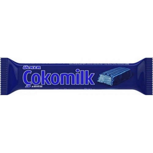 Ülker Çokomilk Çikolata Kaplama Bar (24 gr x 24 Adet) Ülker Çokomilk Çikolata Kaplama Bar (24 gr x 24 Adet)