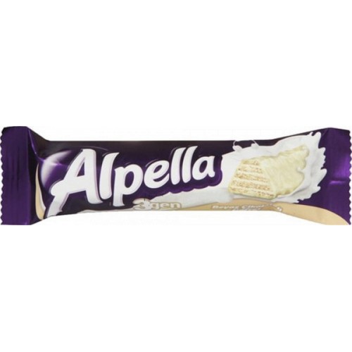 Ülker Alpella 3gen Beyaz Çikolatalı Gofret(28 gr x 24 Adet) Ülker Alpella 3gen Beyaz Çikolatalı Gofret(28 gr x 24 Adet)