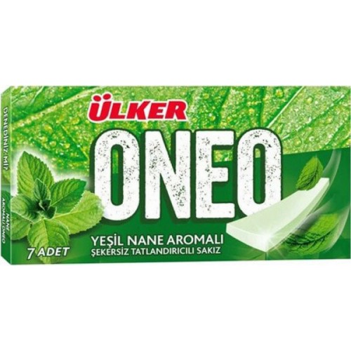 Ülker Oneo Slims Yeşil Nane Aromalı Sakız (14 gr x 27 Adet) Ülker Oneo Slims Yeşil Nane Aromalı Sakız (14 gr x 27 Adet)