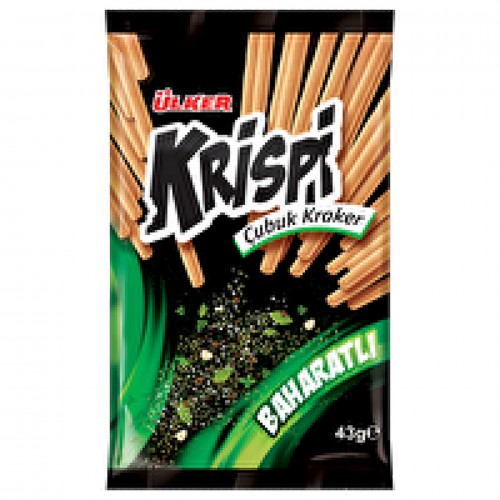 Ülker Krispi Baharatlı Çubuk Kraker (43 grx 15 Adet)
