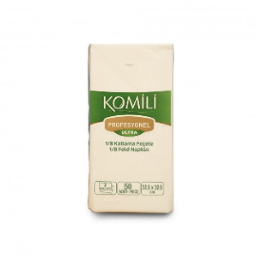 Komili Profesyonel Peçete 33*33 Ç.K 17Gr 1/8 50 li (1*24)