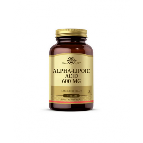 Solgar Alpha Lipoic Acid 600 Mg 50 Tablet