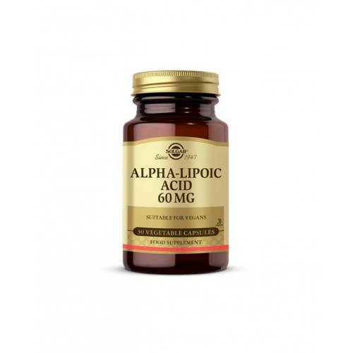 Solgar Alpha Lipoic Acid 60 Mg 30 Kapsül