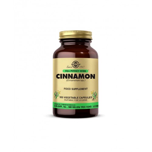 Solgar Cinnamon 100 Kapsül Solgar Cinnamon 100 Kapsül