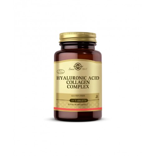 Solgar Hyaluronic Acid Collagen Complex 120 Mg 30 Tablet Solgar Hyaluronic Acid Collagen Complex 120 Mg 30 Tablet