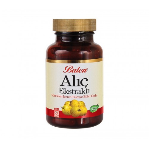 Balen Alıç Meyvesi Ekstraktı Kapsül 375 Mg* 80 Balen Alıç Meyvesi Ekstraktı Kapsül 375 Mg* 80