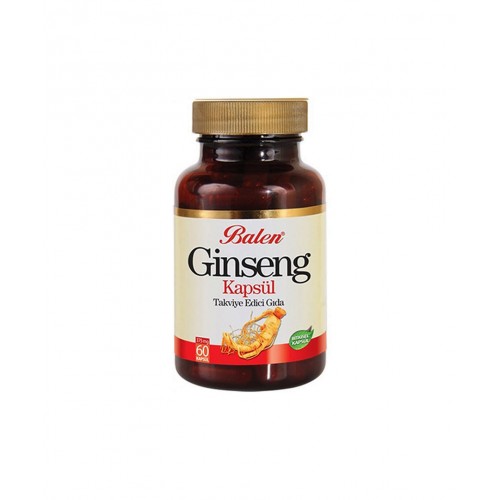 Balen Ginseng Kapsül 375 MG*60 | Odaklanma Artırıcı Ve Genel Sağlığı Destekleyici Kapsül Balen Ginseng Kapsül 375 MG*60 | Odaklanma Artırıcı Ve Genel Sağlığı Destekleyici Kapsül