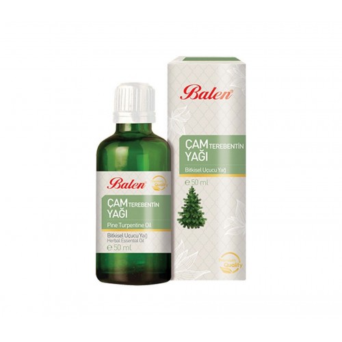 Balen Çam Terebentin Yağı 50 Ml | Saç Bakımı Ve Cilt Sağlığı İçin Genel Kullanıma Uygun Doğal Yağ