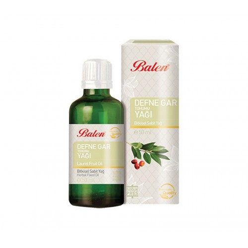 Balen Defne-Gar Tohumu Yağı 50 Ml | Cilt Ve Saç Bakımı için Doğal Yağ