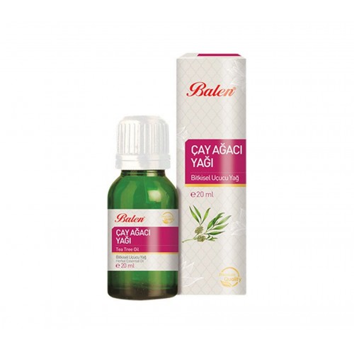 Balen Çay Ağacı Yağı 20 Ml | Ciltteki Tahrişleri Yatıştıran, Sivilce Ve Akne Oluşumunu Engellemeye Yardımcı Doğal Yağ