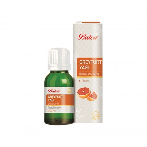 Balen Greyfurt Yağı 20 Ml | Cilt Bakımı Ve Aromaterapi İçin Doğal Yağ