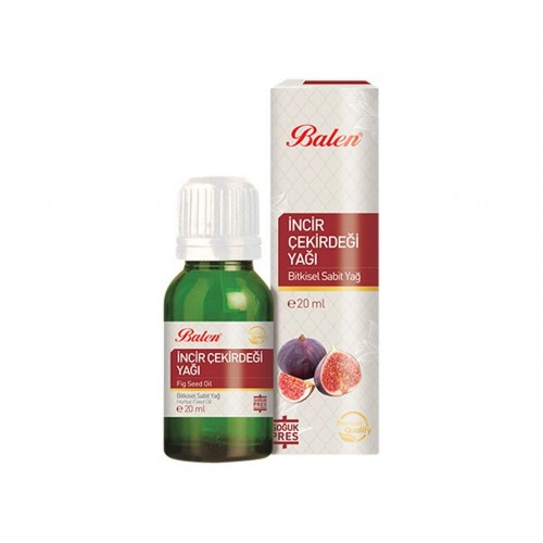Balen İncir Çekirdeği Yağı 20 Ml | Cildin Nem Dengesini Sağlayan Elastikliğini Artıran Doğal Yağ