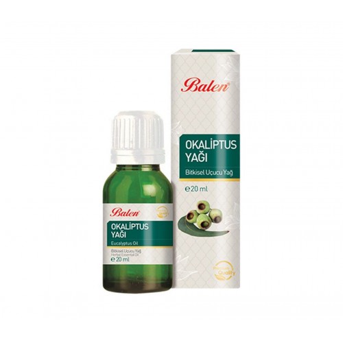 Balen Okaliptus Yağı 20 Ml | Solunum Yollarını Rahatlatan Genel Tazelik Hissi Veren Doğal Yağ Balen Okaliptus Yağı 20 Ml | Solunum Yollarını Rahatlatan Genel Tazelik Hissi Veren Doğal Yağ