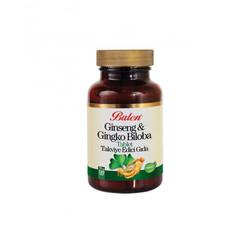 Balen Ginseng & Gingko Biloba Tablet | Zihin Ve Beden Sağlığı Destekleyici Ve Konsantrasyon Güçlendirici Tablet