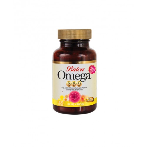 Balen Omega 3-6-9 Yağ Asitlerini İçeren Yumuşak Kapsül Balen Omega 3-6-9 Yağ Asitlerini İçeren Yumuşak Kapsül