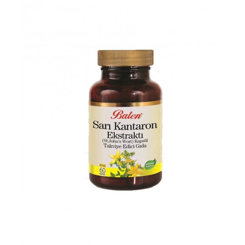 Balen Sarı Kantaron Ekstraktı (St. John's Wort) Kapsül | Ruh Halini İyleştiren Stres Ve Kaygıyı Azaltan Kapsül
