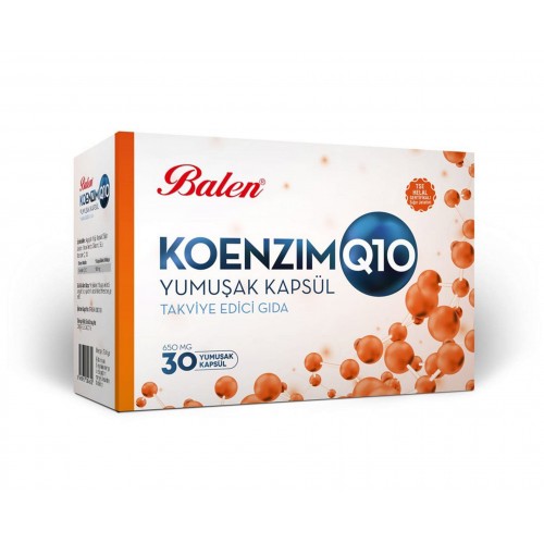 Balen Koenzim Q10 İçeren Yumuşak Kapsül | Hücresel Enerji Seviyesini Artırmaya Yardımcı Kapsül