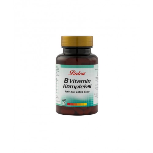 Balen B Vitamini Kompleksi Kapsül 425 MG*60 | Sindirim Sağlığı Düzenleyici  Ve Enerji Artırıcı Takviye Edici Gıda