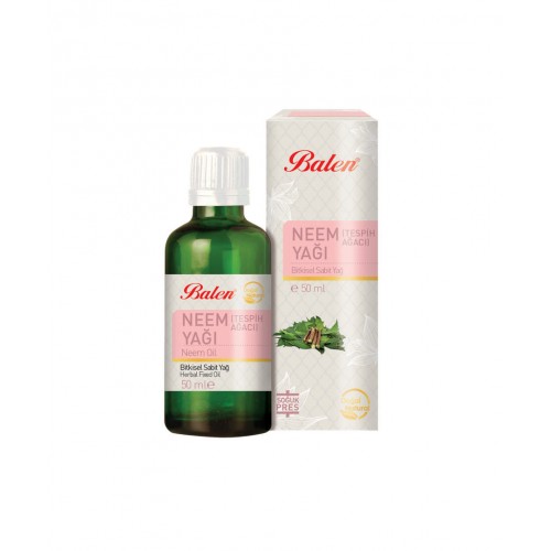 Balen Tespih Ağacı Yağı (Neem Yağı) 50 Ml | Ciltteki Problemlere Karşı Doğal Yağ Balen Tespih Ağacı Yağı (Neem Yağı) 50 Ml | Ciltteki Problemlere Karşı Doğal Yağ