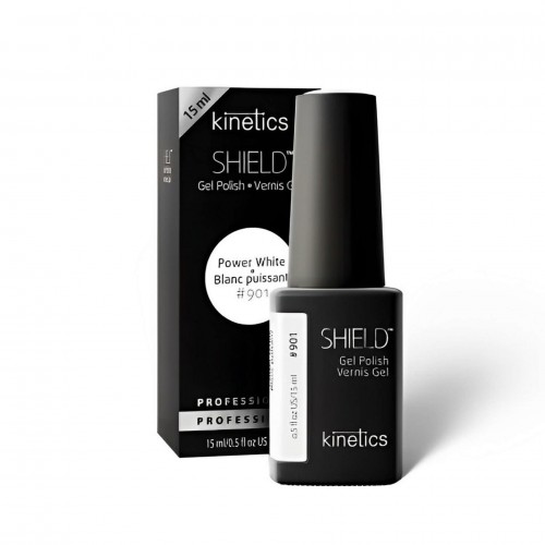 Kinetics SHIELD Gel Polish Power White #901, 15 ml Kinetics SHIELD Gel Polish Power White #901, 15 ml