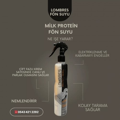 Lombres Milk Therapy Fön Suyu 400ml Lombres Milk Therapy Fön Suyu 400ml