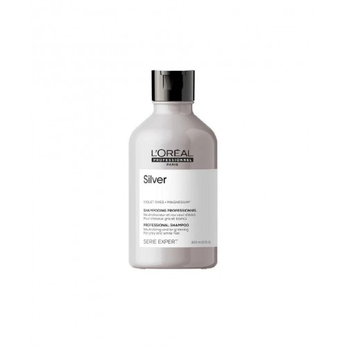 Serie Expert Silver Çok Açık Sarı, Gri Ve Beyaz Saçlar Için Renk Dengeleyici Mor Şampuanı 300 Ml