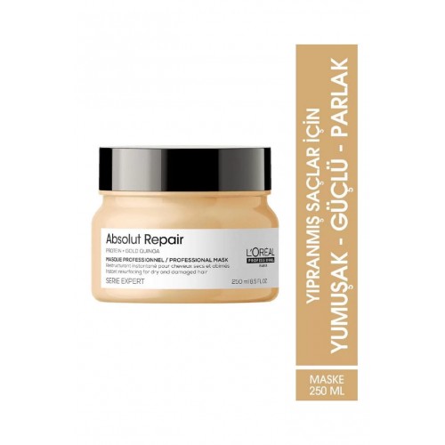Serie Expert Absolut Repair Yıpranmış Saçlar Için Onarıcı Maske 500 Ml Serie Expert Absolut Repair Yıpranmış Saçlar Için Onarıcı Maske 500 Ml