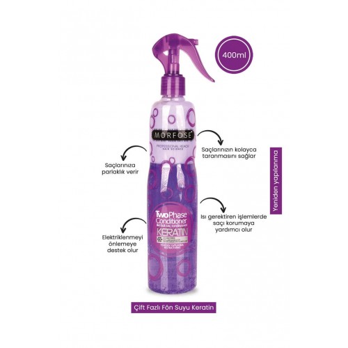 Morfose Keratin Içerikli Fön Suyu Mor 400 Ml Morfose Keratin Içerikli Fön Suyu Mor 400 Ml