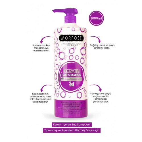 Morfose Hair Shampoo Keratin 1000 ml Morfose Hair Shampoo Keratin 1000 ml