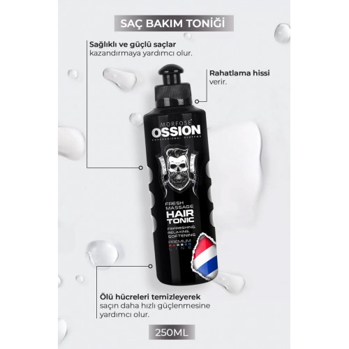 Ossion Fresh Rahatlatıcı Saç Toniği 250 ml Ossion Fresh Rahatlatıcı Saç Toniği 250 ml