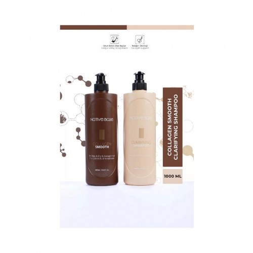 Native Base Profesyonel Saç Düzleştirici Collagen Smooth 1000 ml.