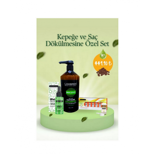 Kepeğe ve Saç Dökülmesine Özel Set Kepeğe ve Saç Dökülmesine Özel Set
