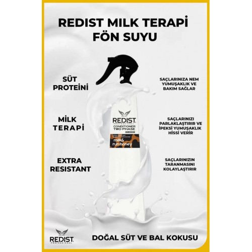 Redist Milk Honey Fön Suyu 400 ml Redist Milk Honey Fön Suyu 400 ml