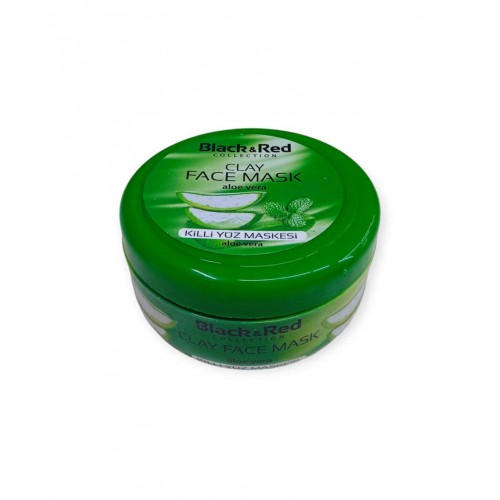 Black Red Aloe Vera Özlü Kil Yüz Maskesi 400 gr