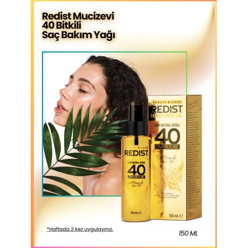 Redist 40 Bitki Bakım Yağı 150 ml Redist 40 Bitki Bakım Yağı 150 ml
