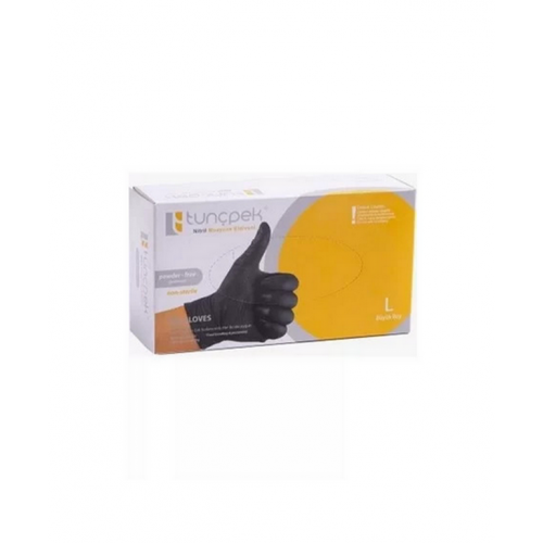 Eldiven Large Siyah Nitril 100lü Eldiven Large Siyah Nitril 100lü