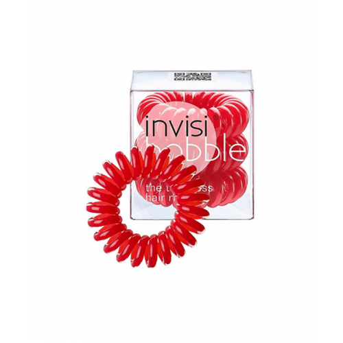 InvisiBooble Rapberry Red 3lü Saç Tokası