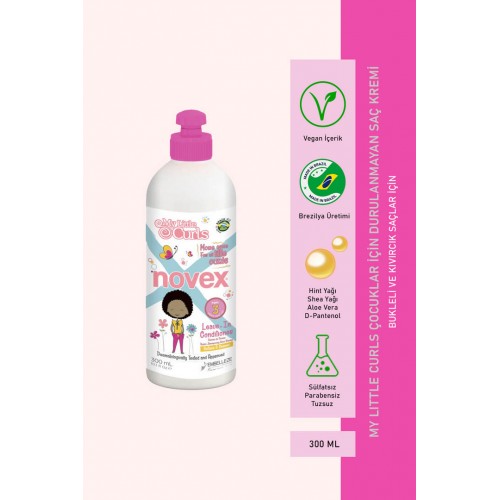 Novex My Little Curls Çocuklar İçin Bukle Belirginleştirici Durulanmayan Saç Bakım Kremi 300ml