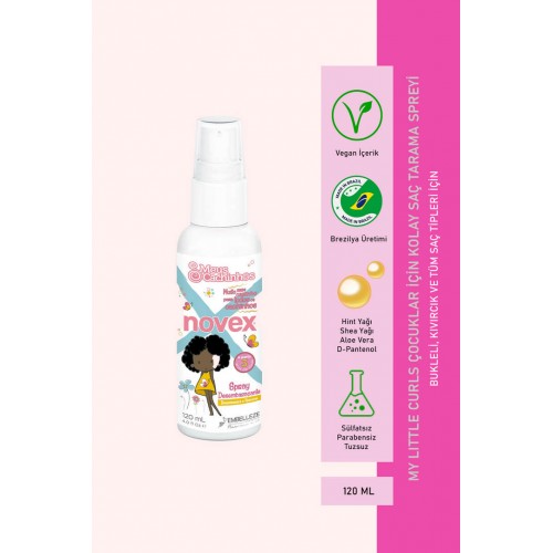 Novex My Little Curls Çocuklar İçin Saç Açıcı Sprey 120ml