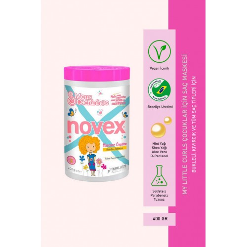 Novex My Little Curls Çocuklar İçin Bukle Belirginleştirici Saç Maskesi 400g